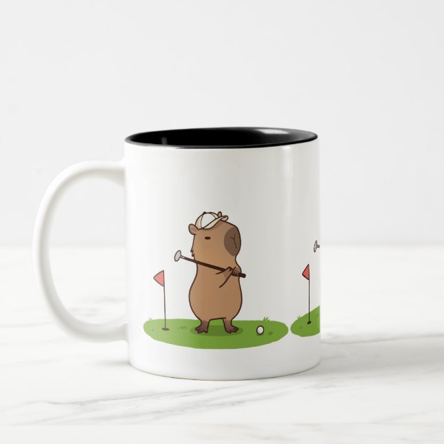 Capybara Golf Tasse | Funny Golfer Coffee Cup (Links)