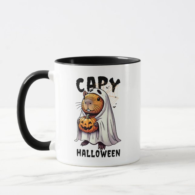 Capybara Halloween Tasse (Links)