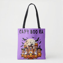 Capybara Halloween Tote Bag