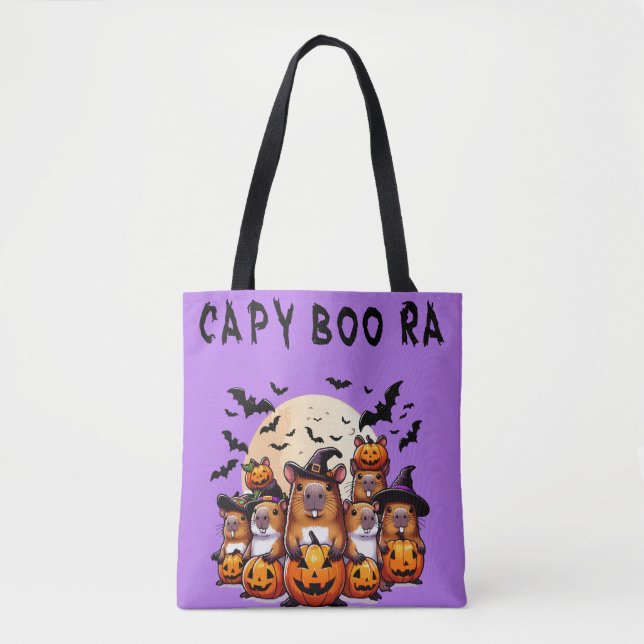 Capybara Halloween Tote Bag Tasche (Vorderseite)
