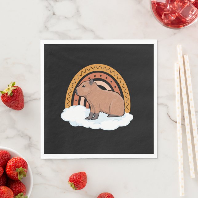 Capybara Heimtier Serviette (Beispiel)