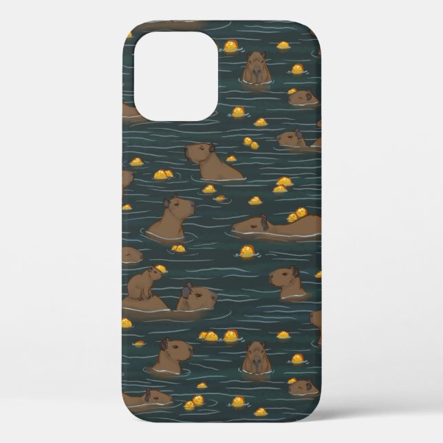 Capybara Hot Tub mit Yuzu Frucht  Case-Mate iPhone Hülle (Rückseite)