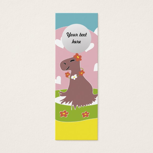 Capybara in Liebe (Vorderseite)
