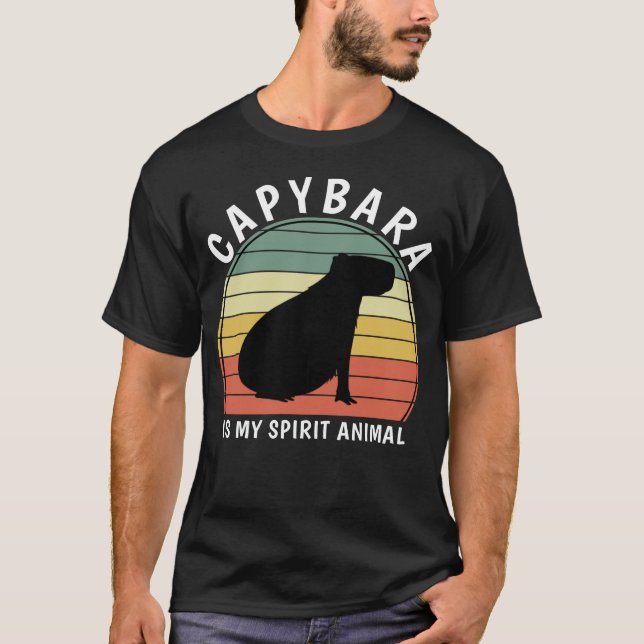 Capybara ist mein Geist T-Shirt (Vorderseite)