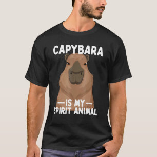 Capybara ist mein Geist Tier Nutria Brown für T-Shirt