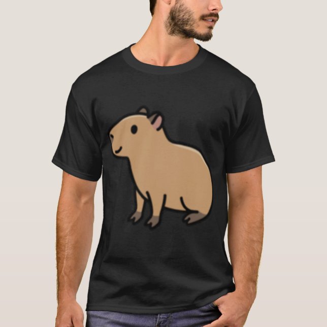 Capybara-Junge T-Shirt (Vorderseite)