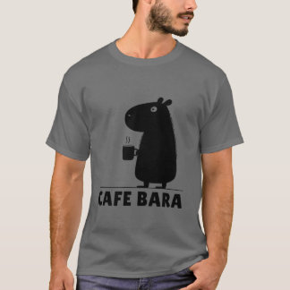 Capybara Kaffee Cafe Bara Lustiger Capy Süßer Capy T-Shirt