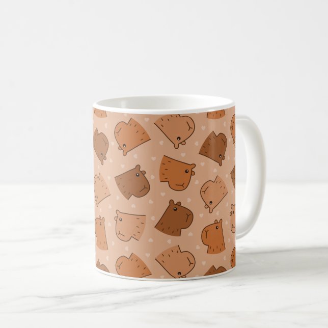 Capybara Kaffeetasse (VorderseiteRechts)