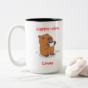 Capybara-Kaffeetasse Zweifarbige Tasse