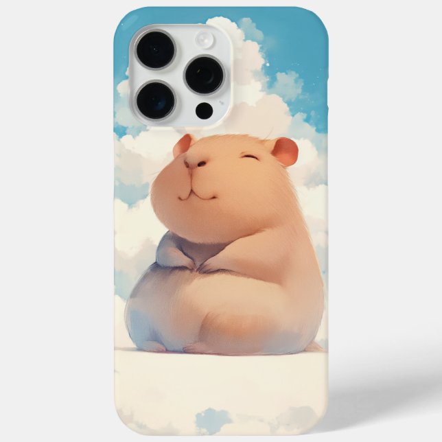Capybara Kälte auf einer Wolke Case-Mate iPhone Hülle (Rückseite)