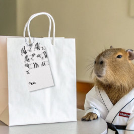 Capybara Karate Geschenkanhänger