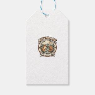 Capybara Katze Capybara Chill Katze Vintage Vektor Geschenkanhänger