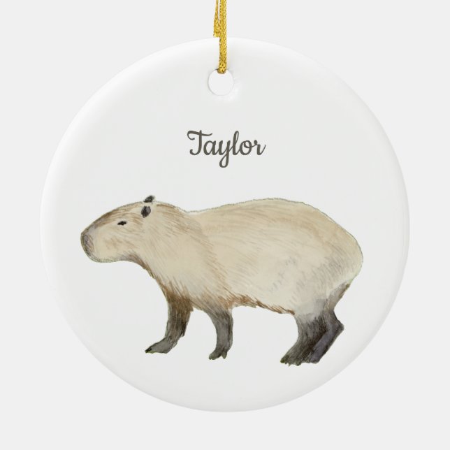 Capybara Keramik Ornament (Hinten)