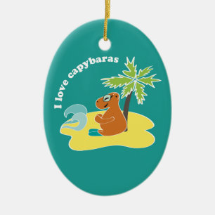 Capybara Keramikornament