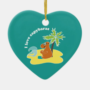Capybara Keramikornament