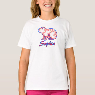 Capybara Kids T-Shirt – Süßes farbenfrohes Tier