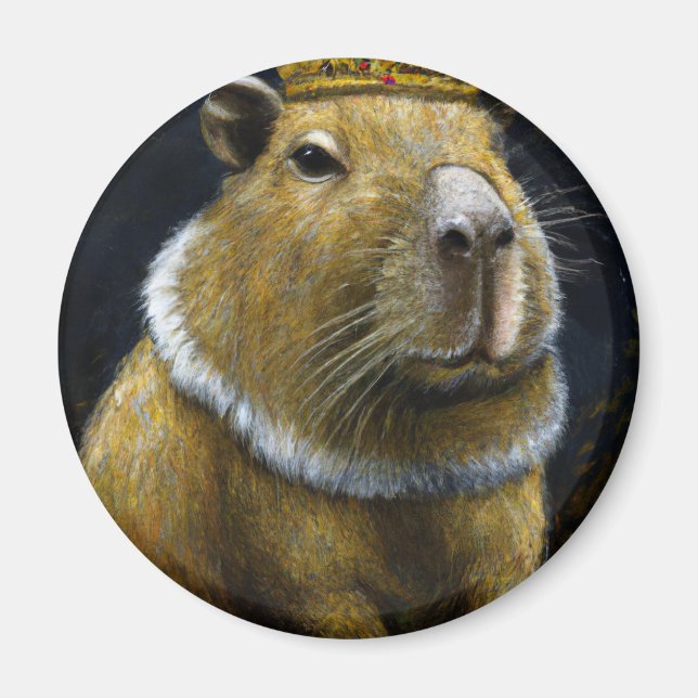 CAPYBARA KING MAGNET (Vorne)