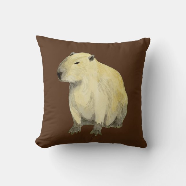 Capybara Kissen (Vorderseite)