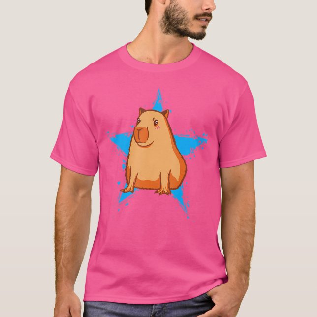 Capybara Liebe Capybara T-Shirt (Vorderseite)