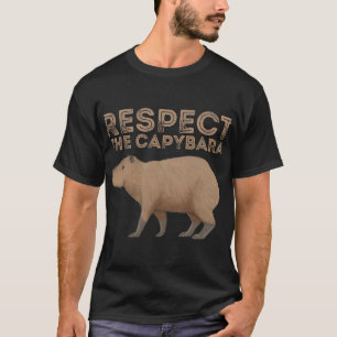 Capybara Lover Respekt Capybara Funny Capybara T-Shirt