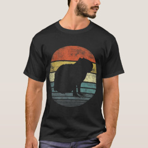 Capybara Lover spendet Retro Vintagen Zoo T-Shirt