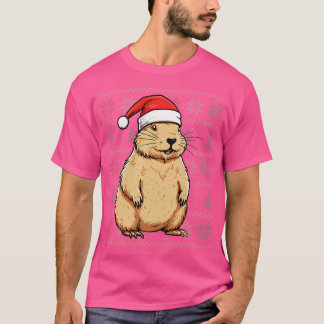 Capybara Lover Weihnachtsmannmütze Xmas Capybara C T-Shirt