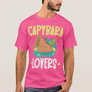 Capybara Lovers Funny Girl Girl Lieben Capyba T-Shirt