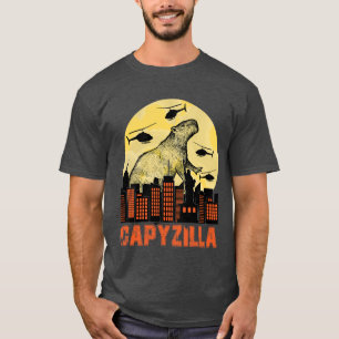 Capybara Lustiges Capybara Nagetier Capyzilla Lust T-Shirt