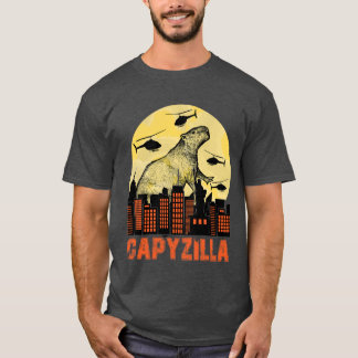 Capybara Lustiges Capybara Nagetier Capyzilla Lust T-Shirt