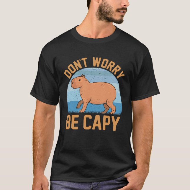Capybara-Meme  Sei Capy T-Shirt (Vorderseite)