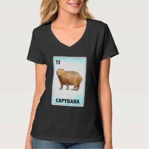 Capybara Mexican Cards T-Shirt