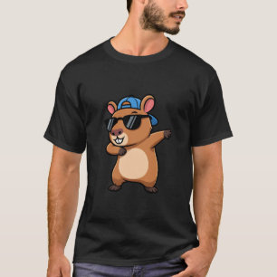 Capybara mit Kappe und Sonnenbrille T-Shirt