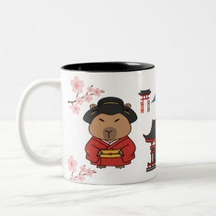 Capybara Mug japonais   Coupe de café esthétique m