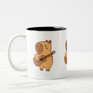 Capybara Music Tasse   Süße Tier Music Lover