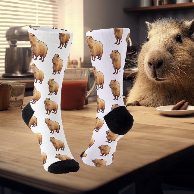 Capybara-Muster Süß Socken (Von Creator hochgeladen)
