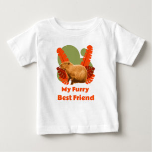 Capybara My Furry Best Friend Baby T-shirt
