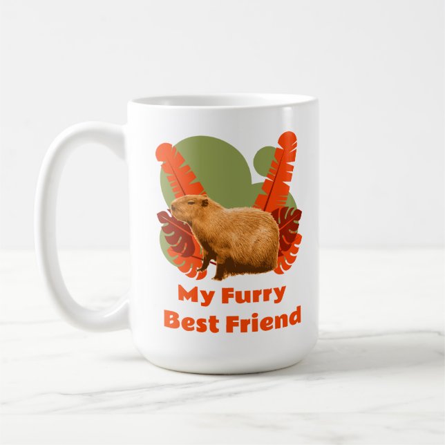 Capybara My Furry Best Friend Kaffeetasse (Links)