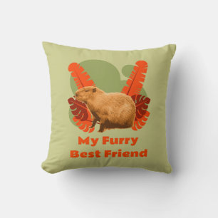 Capybara My Furry Best Friend Kissen