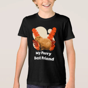 Capybara My Furry Best Friend Tri-Blend Shirt