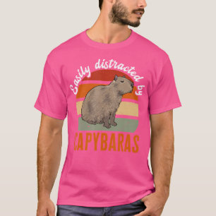 Capybara-Nagel leicht von Capybaras abgelenkt T-Shirt