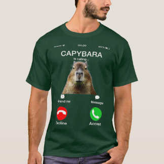 Capybara nennt Funny Capibara Animal Lover T-Shirt