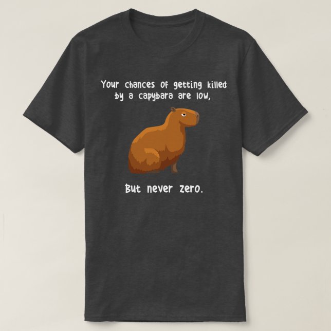 Capybara nie Null 1 T-Shirt (Design vorne)