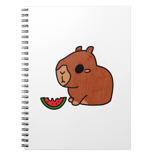 Capybara Notizblock (Vorderseite)