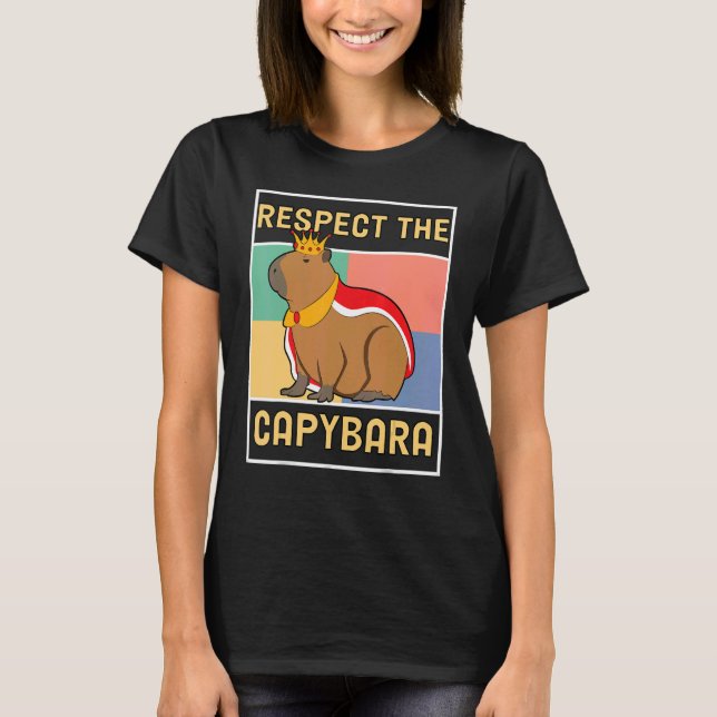 Capybara Ok I Capybara T-Shirt (Vorderseite)