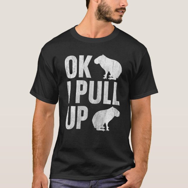 Capybara Ok I T-Shirt (Vorderseite)