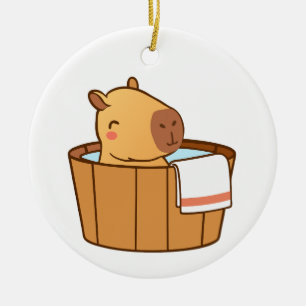 Capybara Ornament Süße Tier Weihnachtsbaum