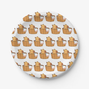 Capybara Paper-Teller Süße Tier Party Pappteller