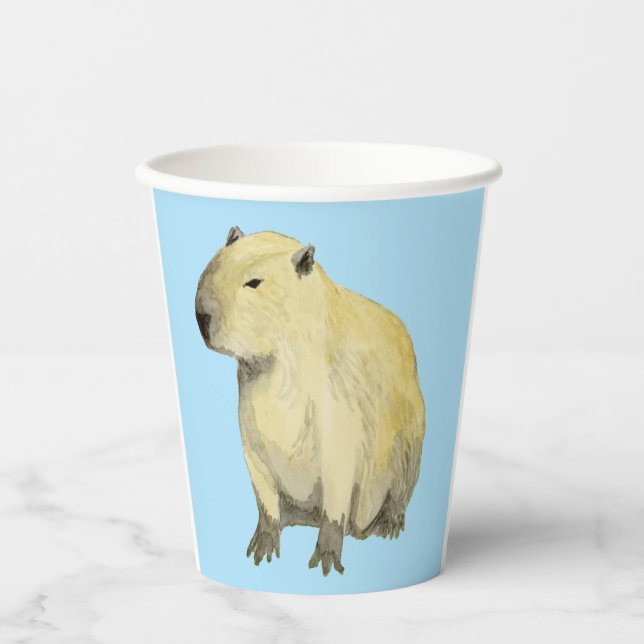 Capybara Pappbecher (Vorderseite)
