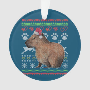Capybara Père Noël-Claus Ugly Christmas Sweat Holi