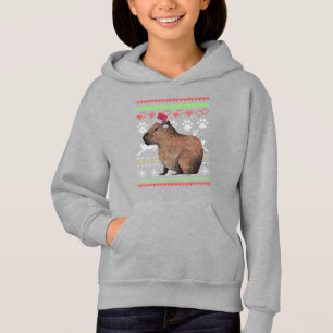 Capybara Père Noël-Claus Ugly Christmas Sweat Holi